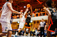 Basketball, win2day Basketball Superliga 2023/224, 5.Qualifikationsrunde, BBC Nord Dragonz, Fürstenfeld Panthers, Alonzo Campbell (9)