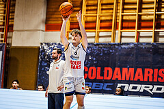 Basketball, win2day Basketball Superliga 2023/224, 5.Qualifikationsrunde, BBC Nord Dragonz, Fürstenfeld Panthers, Valentin Pasterk (6)
