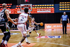 Basketball, Win2Day Superliga 2024/25, Grunddurchgang 17.Runde, BC Vienna, Flyers Wels, Mustafa Hassan Zadeh (5)