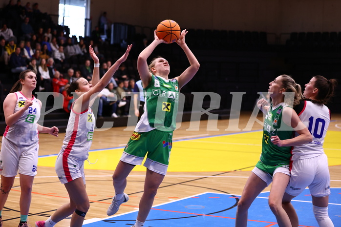 12.01.2025, Graz, Raiffeisen Sportpark, Basketball Damen Superliga 2024/25, Grunddurchgang, 11.Runde, UBSC Graz - UBI Graz,  