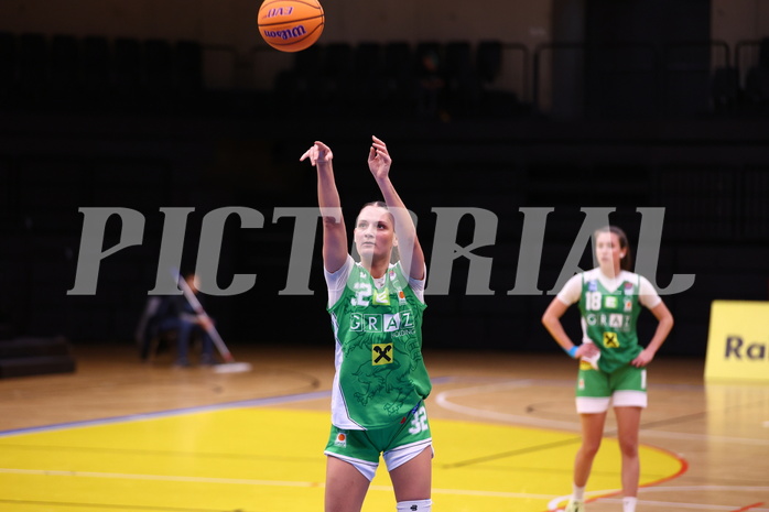 12.01.2025, Graz, Raiffeisen Sportpark, Basketball Damen Superliga 2024/25, Grunddurchgang, 11.Runde, UBSC Graz - UBI Graz,  