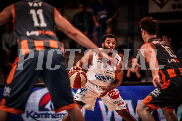 Basketball, ABL 2017/18, Grunddurchgang 35.Runde, Oberwart Gunners, Klosterneuburg Dukes, Jerome Seagears (5)
