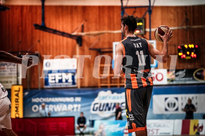 Basketball, ABL 2017/18, Grunddurchgang 35.Runde, Oberwart Gunners, Klosterneuburg Dukes, Fabricio David Vay (11)