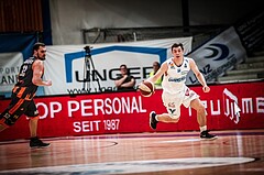 Basketball, ABL 2017/18, Grunddurchgang 35.Runde, Oberwart Gunners, Klosterneuburg Dukes, Jakob Szkutta (4)