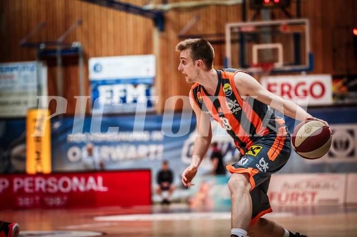 Basketball, ABL 2017/18, Grunddurchgang 35.Runde, Oberwart Gunners, Klosterneuburg Dukes, Jurica Blazevic (19)