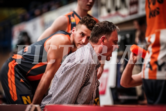 Basketball, ABL 2017/18, Grunddurchgang 35.Runde, Oberwart Gunners, Klosterneuburg Dukes, Ante Perica (Coach)