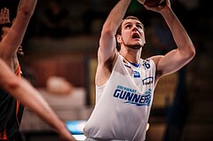 Basketball, ABL 2017/18, Grunddurchgang 35.Runde, Oberwart Gunners, Klosterneuburg Dukes, Renato Poljak (16)