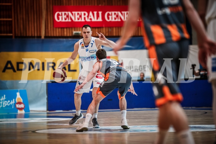 Basketball, ABL 2017/18, Grunddurchgang 35.Runde, Oberwart Gunners, Klosterneuburg Dukes, Sebastian Käferle (7)