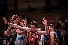 Basketball, ABL 2017/18, Grunddurchgang 35.Runde, Oberwart Gunners, Klosterneuburg Dukes, Benjamin Blazevic (12)