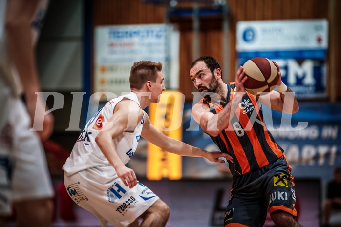 Basketball, ABL 2017/18, Grunddurchgang 35.Runde, Oberwart Gunners, Klosterneuburg Dukes, Predrag Miletic (8)