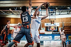 Basketball, ABL 2017/18, Grunddurchgang 35.Runde, Oberwart Gunners, Klosterneuburg Dukes, Renato Poljak (16)