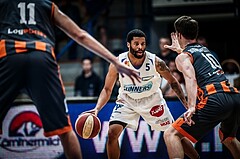 Basketball, ABL 2017/18, Grunddurchgang 35.Runde, Oberwart Gunners, Klosterneuburg Dukes, Jerome Seagears (5)