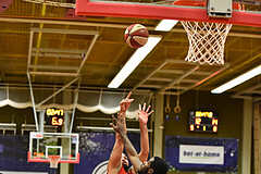 Basketball Superliga 2020/21, Grunddurchgang 8. Runde Flyers Wels vs. BC Vienna, Jason Detrick (19), Austen Awosika (1),Tomas Rimsa (13)


