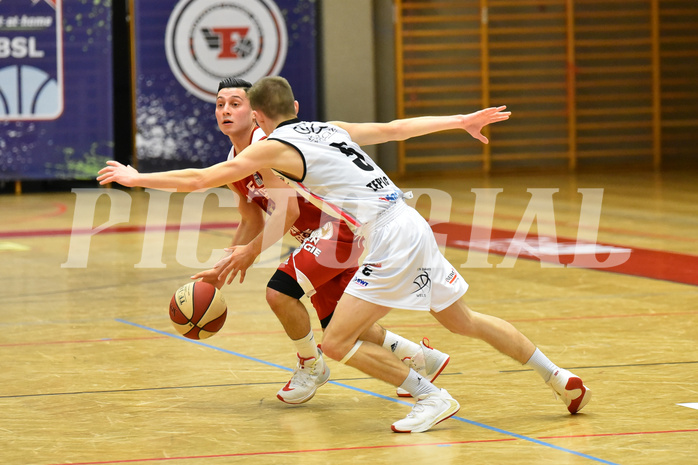 Basketball Superliga 2020/21, Grunddurchgang 8. Runde Flyers Wels vs. BC Vienna, Gavrilo Tepic (5),


