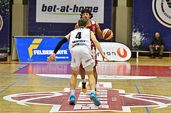 Basketball Superliga 2020/21, Grunddurchgang 8. Runde Flyers Wels vs. BC Vienna, Alex Robinson (8),Jan Raszdevsek (4),

