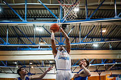 Basketball, bet-at-home Basketball Superliga 2021/22, Grunddurchgang Runde 14, Oberwart Gunners, Vienna D.C. Timberwolves, Rob Howard (5)