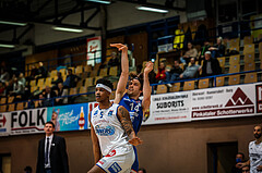 Basketball, bet-at-home Basketball Superliga 2021/22, Grunddurchgang Runde 14, Oberwart Gunners, Vienna D.C. Timberwolves, Peter Hofbauer (14)