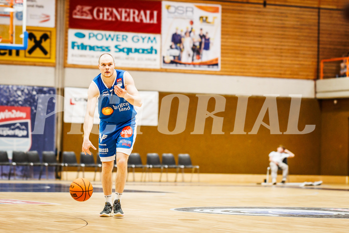 Basketball, win2day Basketball Superliga 2023/224, 09. Qualifikationsrunde, BBC Nord Dragonz, Oberwart Gunners, Sebastian Käferle (7)