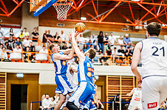 Basketball, win2day Basketball Superliga 2023/224, 09. Qualifikationsrunde, BBC Nord Dragonz, Oberwart Gunners, Edi Patekar (9)