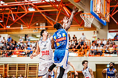 Basketball, win2day Basketball Superliga 2023/224, 09. Qualifikationsrunde, BBC Nord Dragonz, Oberwart Gunners, Shaquille Rombley (5)