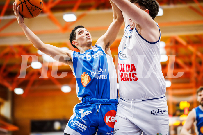 Basketball, win2day Basketball Superliga 2023/224, 09. Qualifikationsrunde, BBC Nord Dragonz, Oberwart Gunners, Magdy Abou-Ahmed (6)