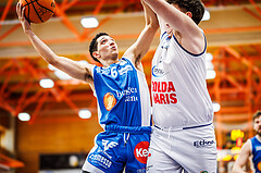 Basketball, win2day Basketball Superliga 2023/224, 09. Qualifikationsrunde, BBC Nord Dragonz, Oberwart Gunners, Magdy Abou-Ahmed (6)