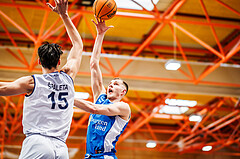 Basketball, win2day Basketball Superliga 2023/224, 09. Qualifikationsrunde, BBC Nord Dragonz, Oberwart Gunners, Edi Patekar (9)