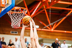 Basketball, win2day Basketball Superliga 2023/224, 09. Qualifikationsrunde, BBC Nord Dragonz, Oberwart Gunners, Mario Spaleta (15)