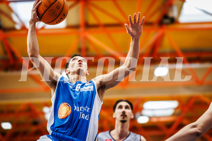 Basketball, win2day Basketball Superliga 2023/224, 09. Qualifikationsrunde, BBC Nord Dragonz, Oberwart Gunners, Magdy Abou-Ahmed (6)