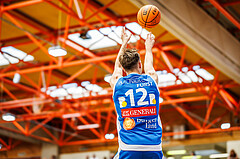 Basketball, win2day Basketball Superliga 2023/224, 09. Qualifikationsrunde, BBC Nord Dragonz, Oberwart Gunners, Jonathan Knessl (12)