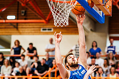 Basketball, win2day Basketball Superliga 2023/224, 09. Qualifikationsrunde, BBC Nord Dragonz, Oberwart Gunners, Daniel Köppel (14)