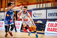 Basketball, win2day Basketball Superliga 2023/224, 09. Qualifikationsrunde, BBC Nord Dragonz, Oberwart Gunners, Petar Cosic (3)