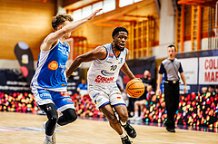 Basketball, win2day Basketball Superliga 2023/224, 09. Qualifikationsrunde, BBC Nord Dragonz, Oberwart Gunners, Austen Awosika (10)