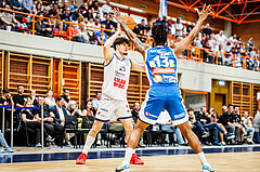 Basketball, win2day Basketball Superliga 2023/224, 09. Qualifikationsrunde, BBC Nord Dragonz, Oberwart Gunners, Dogus Demirel (23)