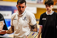 Basketball, win2day Basketball Superliga 2023/224, 09. Qualifikationsrunde, BBC Nord Dragonz, Oberwart Gunners, Felix Jambor (Head Coach)