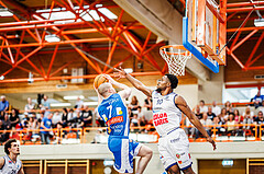 Basketball, win2day Basketball Superliga 2023/224, 09. Qualifikationsrunde, BBC Nord Dragonz, Oberwart Gunners, Sebastian Käferle (7)