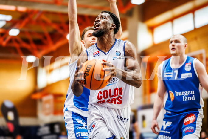 Basketball, win2day Basketball Superliga 2023/224, 09. Qualifikationsrunde, BBC Nord Dragonz, Oberwart Gunners, Austen Awosika (10)
