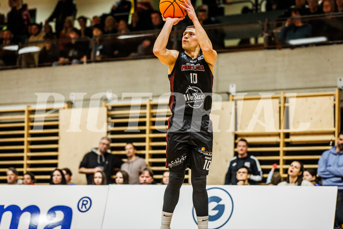 Basketball, Basketball Zweite Liga 2024/25, Grunddurchgang 17.Runde, Mattersburg Rocks, Mistelbach Mustangs, Dragisa Najdanovic (10)