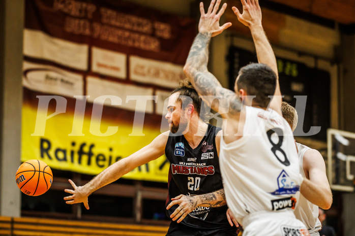 Basketball, Basketball Zweite Liga 2024/25, Grunddurchgang 17.Runde, Mattersburg Rocks, Mistelbach Mustangs, Ian Moschik (20)