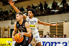 Basketball, Basketball Zweite Liga 2024/25, Grunddurchgang 17.Runde, Mattersburg Rocks, Mistelbach Mustangs, Jan Kozina (8)