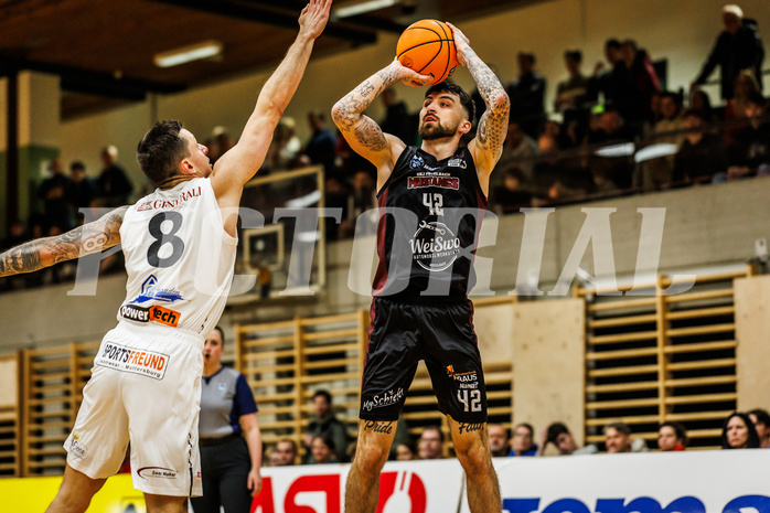 Basketball, Basketball Zweite Liga 2024/25, Grunddurchgang 17.Runde, Mattersburg Rocks, Mistelbach Mustangs, Zdenek Nehyba (42)