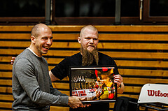 Basketball, Basketball Zweite Liga 2024/25, Grunddurchgang 17.Runde, Mattersburg Rocks, Mistelbach Mustangs, Ehrung Claudio Vancura