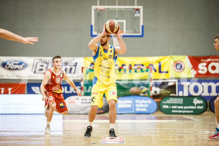 Basketball, Admiral Basketball Superliga 2019/20, Grunddurchgang 18.Runde, SKN St. Pölten Basketball, Traiskirchen Lions, Jakob Wonisch (17)