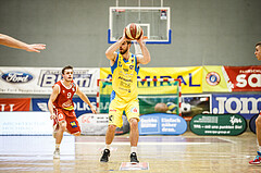 Basketball, Admiral Basketball Superliga 2019/20, Grunddurchgang 18.Runde, SKN St. Pölten Basketball, Traiskirchen Lions, Jakob Wonisch (17)