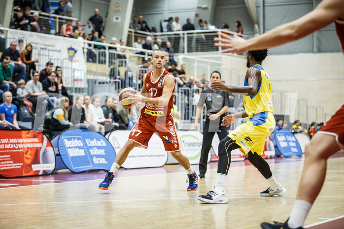Basketball, Admiral Basketball Superliga 2019/20, Grunddurchgang 18.Runde, SKN St. Pölten Basketball, Traiskirchen Lions, Oscar Schmit (17)