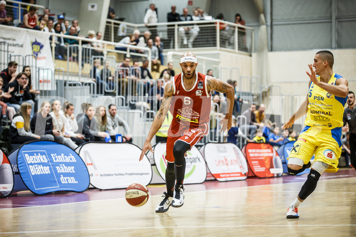 Basketball, Admiral Basketball Superliga 2019/20, Grunddurchgang 18.Runde, SKN St. Pölten Basketball, Traiskirchen Lions, Shawn L. Ray (6)