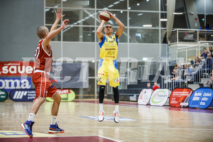 Basketball, Admiral Basketball Superliga 2019/20, Grunddurchgang 18.Runde, SKN St. Pölten Basketball, Traiskirchen Lions, Philip Jalalpoor (5)