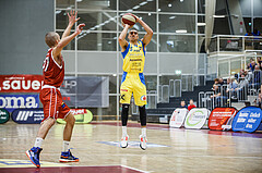 Basketball, Admiral Basketball Superliga 2019/20, Grunddurchgang 18.Runde, SKN St. Pölten Basketball, Traiskirchen Lions, Philip Jalalpoor (5)