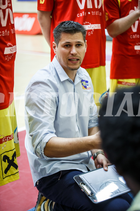 Basketball, Admiral Basketball Superliga 2019/20, Grunddurchgang 18.Runde, SKN St. Pölten Basketball, Traiskirchen Lions, Andreas Worenz (Head Coach)