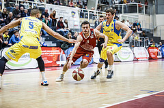 Basketball, Admiral Basketball Superliga 2019/20, Grunddurchgang 18.Runde, SKN St. Pölten Basketball, Traiskirchen Lions, Paul Isbetcherian (9)